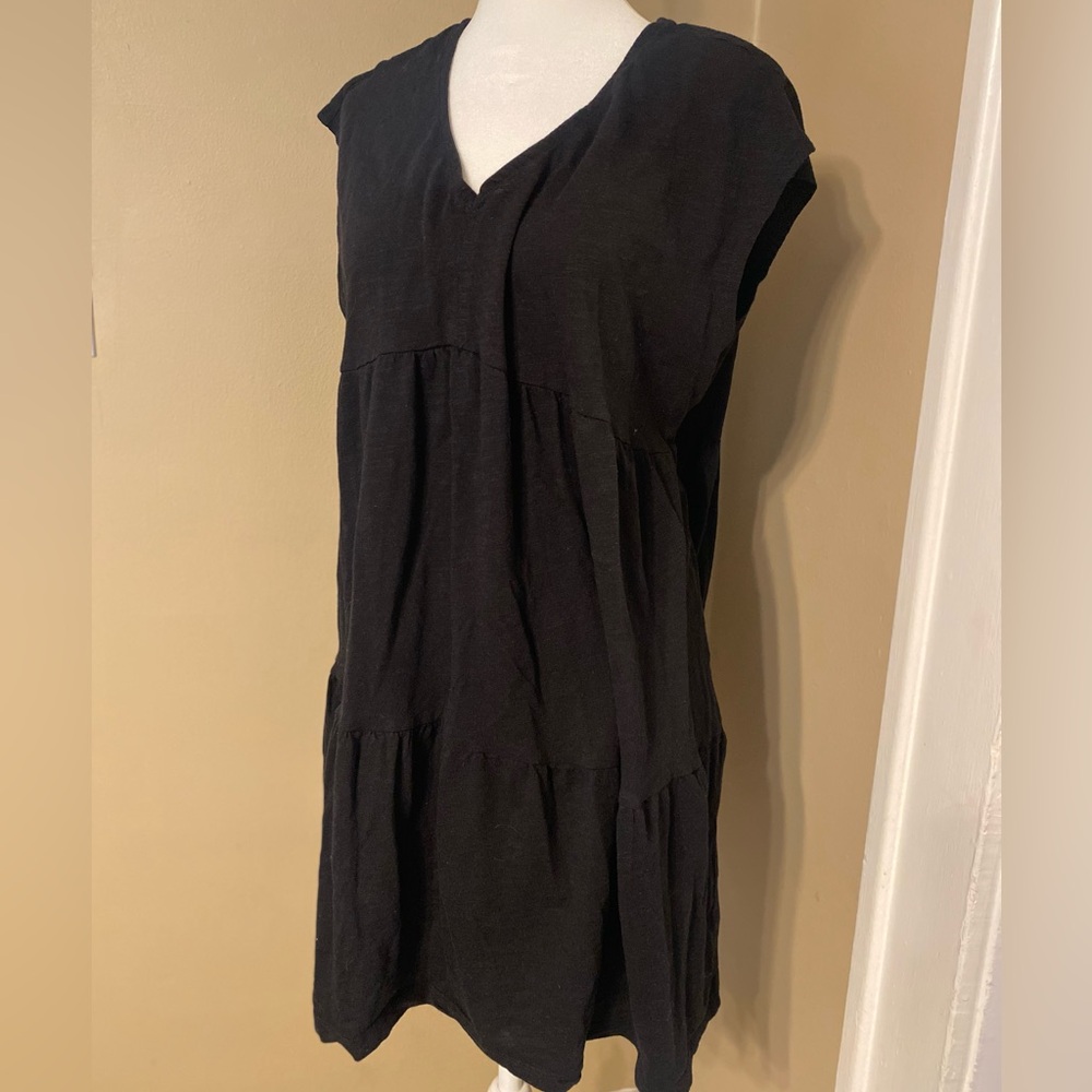 EUC Black Sleeveless Babydoll Fit Cotton Dress XXL SOCIAL STANDARD x SANCTUARY